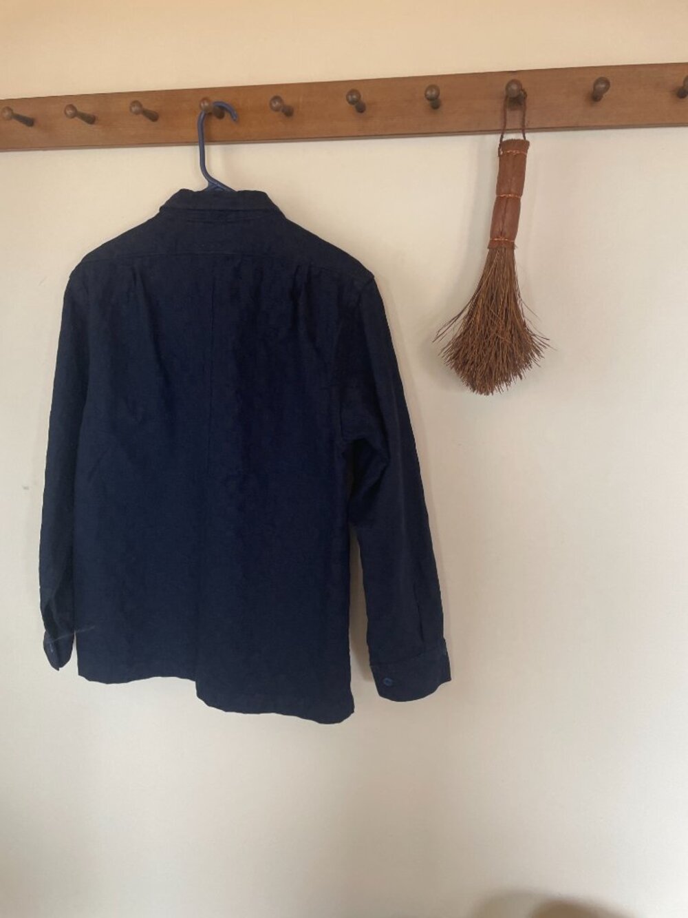 Imogene + Willie, Painter's coat in Indigo check, Medium, NWT - Picture 4 of 7